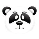 panda, google, google panda, Black hat Black icon