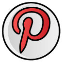 hayal, pinterest, Social, social network Gainsboro icon