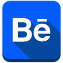 Behance DodgerBlue icon