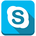 Skype, Messenger DeepSkyBlue icon