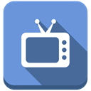 Online tv, tv set, smart tv, Tv, television CornflowerBlue icon