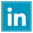 Linkedin LightSeaGreen icon