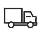 Lorry, transportation, transport, cargo, Pickup, hauler, vehicle, truck Black icon
