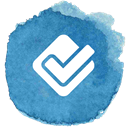 media, Social, Box, Check, Foursquare SteelBlue icon