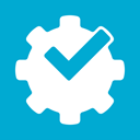 Foursquare, powered, social media DarkTurquoise icon