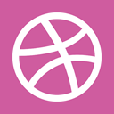 Design, dribbble PaleVioletRed icon