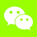 Logo, instant, Communication, network, Social, Wechat, Messenger Chartreuse icon