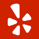 social-network, Yelp, social media Firebrick icon