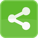 green, Connection, share, Communication, square, network YellowGreen icon