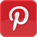 Printerest, social media, Photosharing, square, red Firebrick icon