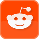 Reddit, square, red, Color, social media OrangeRed icon