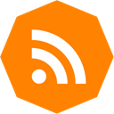 Rss, octagon DarkOrange icon