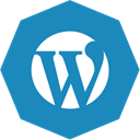 octagon, Wordpress SteelBlue icon