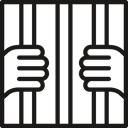 jail, Prison Black icon