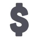 usd, Money, Finance, banking, financial, Currency, exchange, Dollar, Bank, payment, Cash DarkSlateGray icon