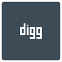 Digg DarkSlateGray icon