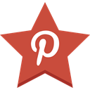 pin, pinterest, Favorite, star IndianRed icon