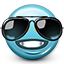 smiley face, summer, smiley, Emoticon, sunglasses, cool Icon