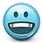 smiley, happy, Emoticon, smiley face DarkSlateGray icon