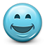 smile, Emoticon, smiley face, happy, lol, smiled, smiley SkyBlue icon
