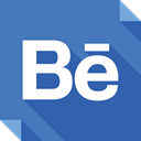 Behance SteelBlue icon