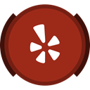 Yelp, review, Social Brown icon