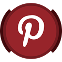 Social, pinboard, pinterest Brown icon
