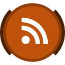 Rss, Social, feed Chocolate icon