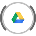 drive, storage, google Silver icon