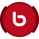 Bebo, Social, internet, web Firebrick icon