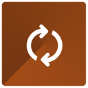 refresh, Reload SaddleBrown icon
