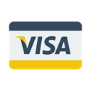 payment, Credit card, visa Black icon