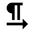 L, r, to, textdirection, Format Black icon