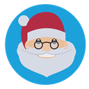 christmas, saint nick, santa, father christmas DodgerBlue icon