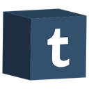 set, Tumblr, media, cube, Social DarkSlateGray icon