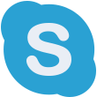 Flat-icons, Skype, Social, Messenger LightSeaGreen icon