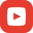 youtube, Flat-icons Crimson icon