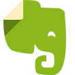 Evernote, Flat-icons YellowGreen icon