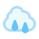 Rain, raincloud, Cloud AliceBlue icon