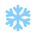 snowflake, Snow, Flake LightSkyBlue icon
