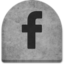 grey, October, spooky, gray, Facebook, Creepy, media, Social, social media, grave, witch, Stone, scary, halloween, Boo, tomb, graveyard, tombstone, Cold, evil, ghosts, rock DarkGray icon