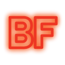 media, set, neon, Social, Buzzfeed OrangeRed icon