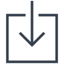 Move, download, Direction, Down, Arrow Black icon