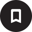 mark, save, bookmark, round, Full Black icon