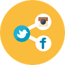 Social, share SandyBrown icon