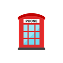 phone, Booth Black icon