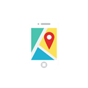 Application, Map Black icon