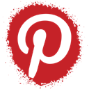 pinterest, Spray, set, Social, colour, media Firebrick icon