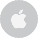 Apple, Logo LightGray icon