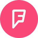 Logo, Foursquare IndianRed icon